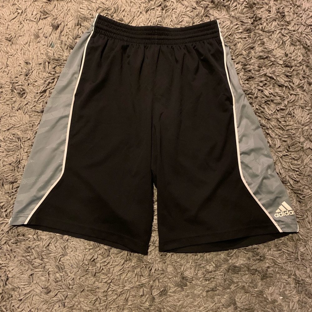 Adidas Climalite Men’s Large Black and Gray Shorts